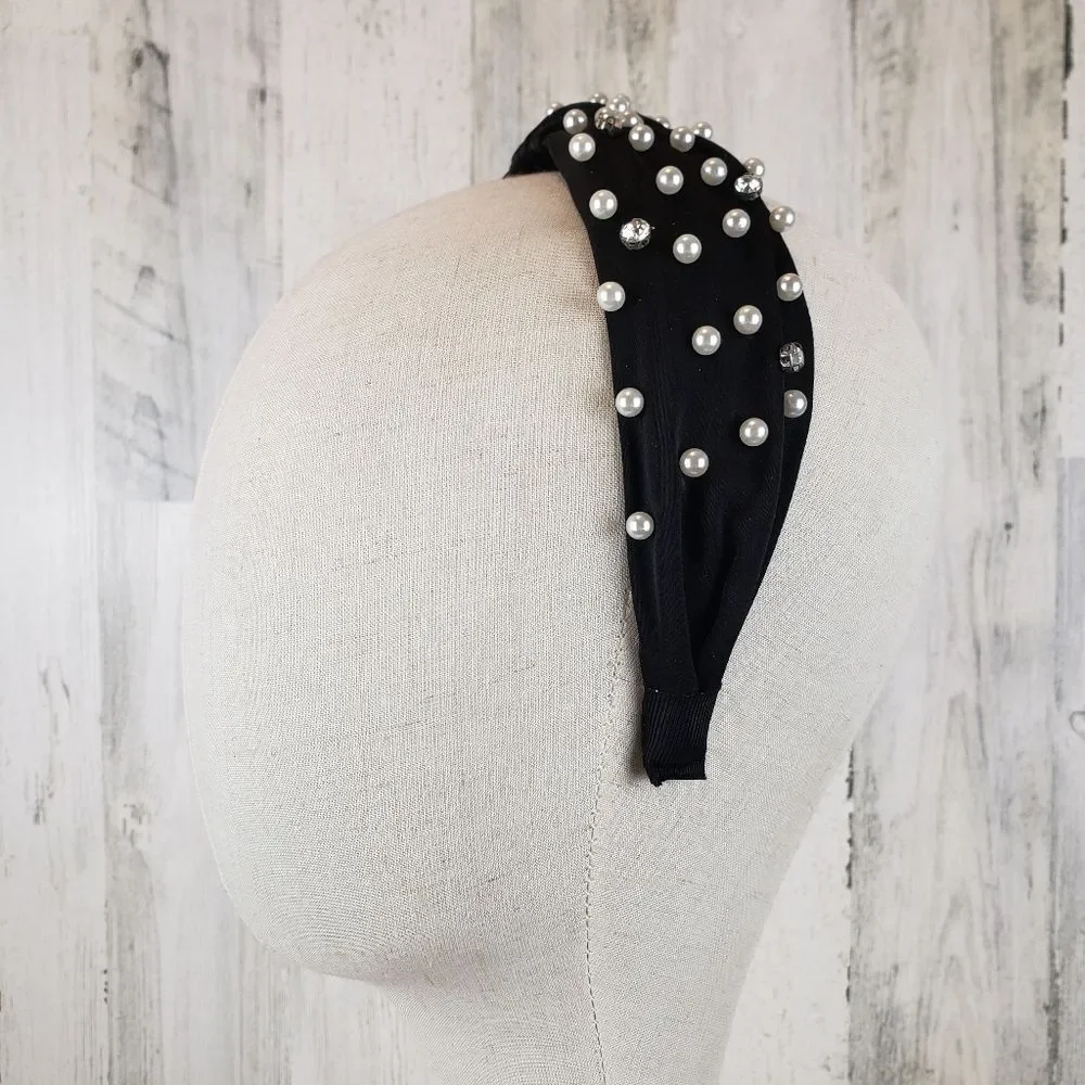 Embellished Top Knot Headband
